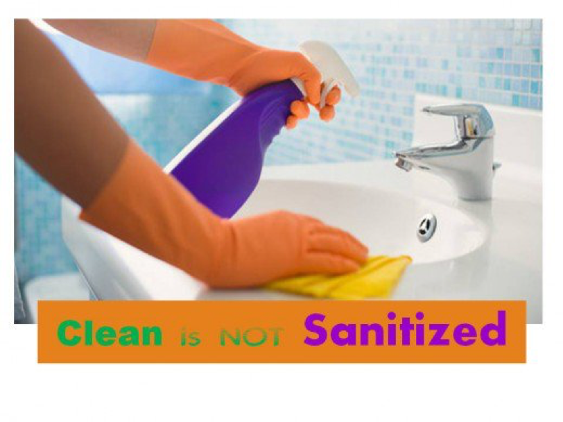 The Difference Between Sanitized And Clean