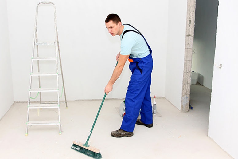 Clean Your Office After Builders Have Been