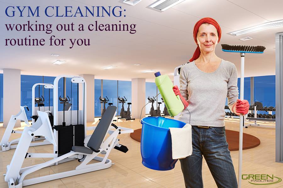 cleaning gym equipment