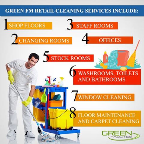 Retail cleaning services