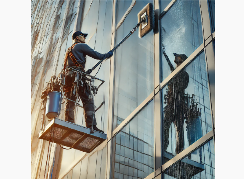 how to clean windows you cannot reach