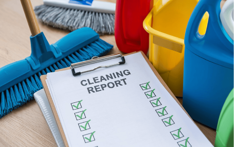 office cleaning audit report