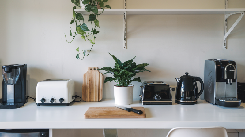 tidy office kitchen