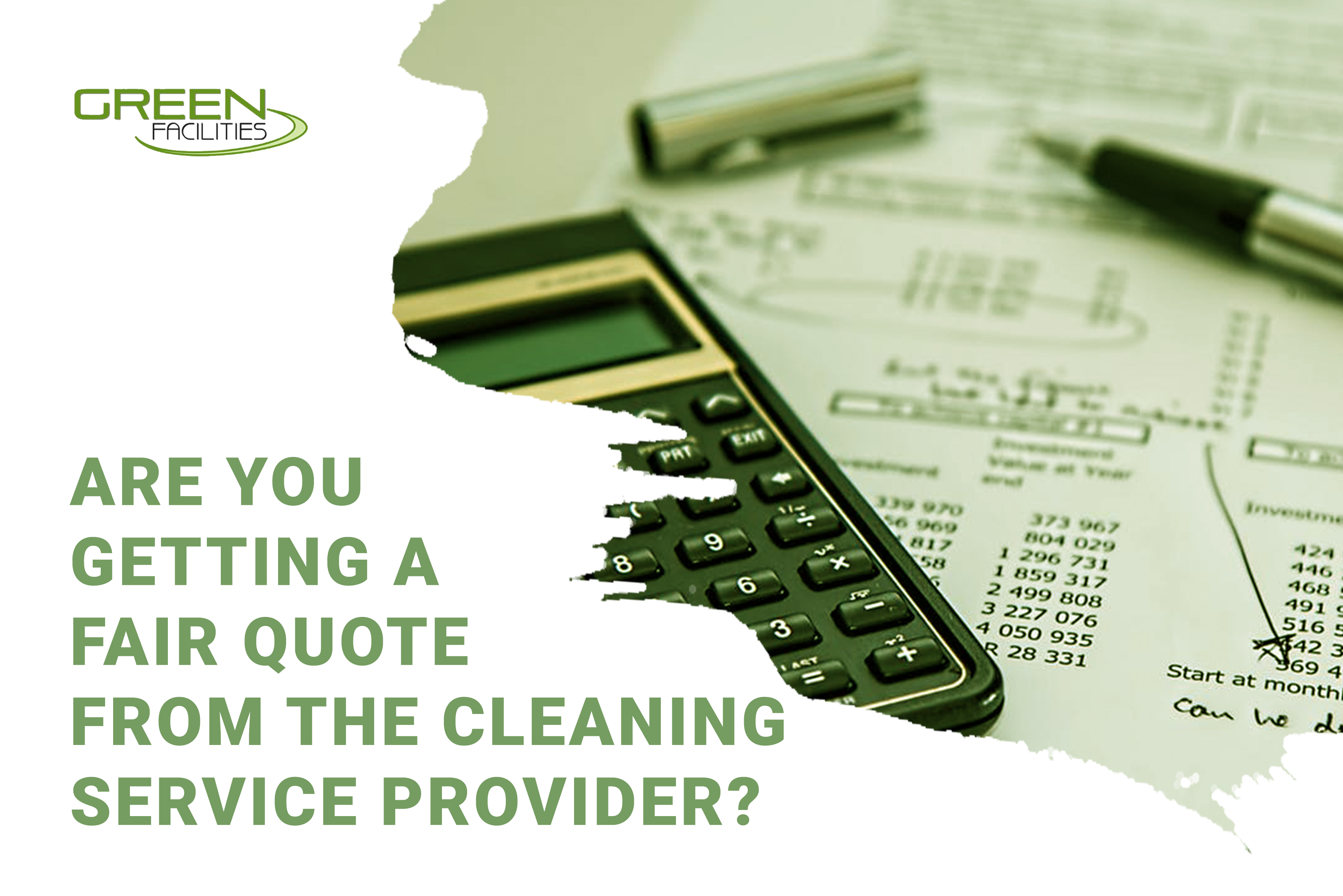 Are You Getting a Fair Quote from the Cleaning Service Provider?