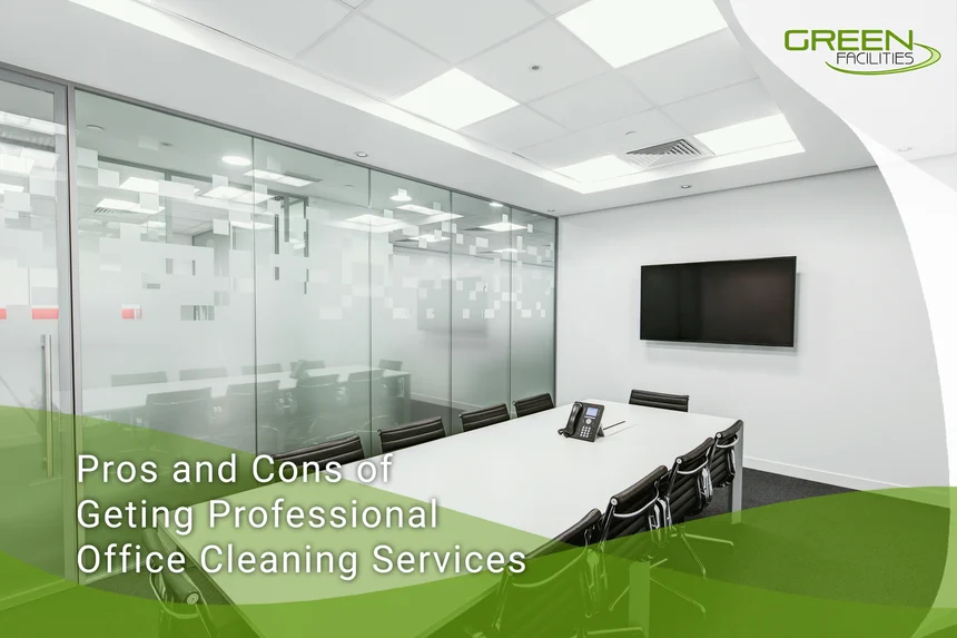 Find out about the pros and cons of hiring professional office cleaning services